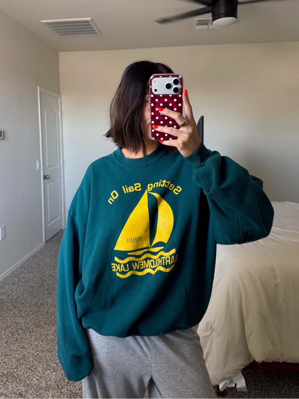 Vintage sailing crew neck